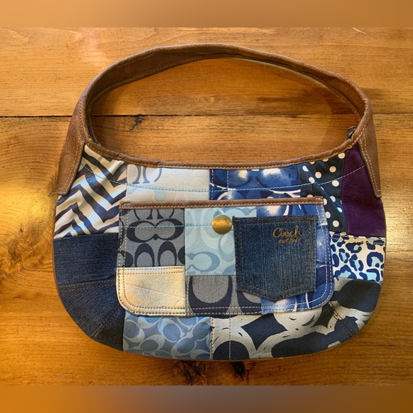 Coach Handbags - Coach patchwork hobo bag.